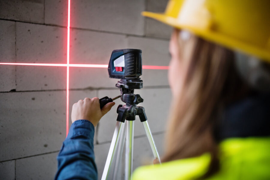 Laser Level for Drainage